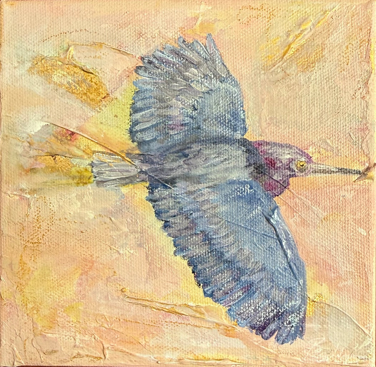 Mini Little Blue Heron