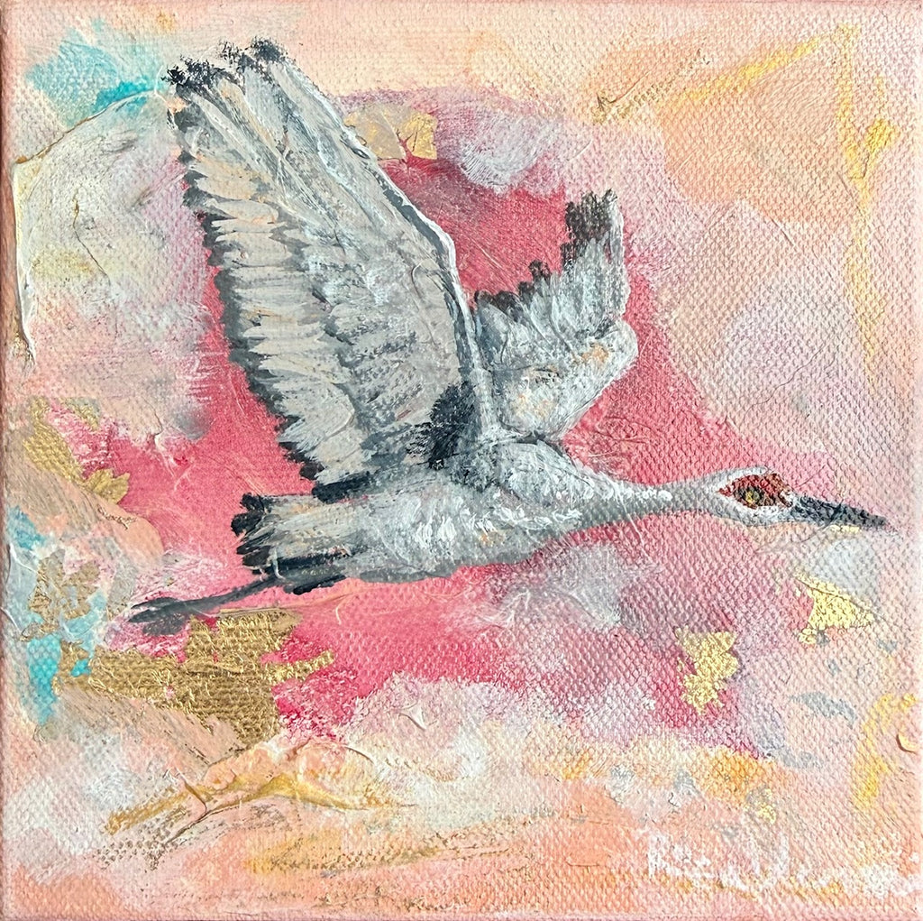 Mini  Sandhill Crane