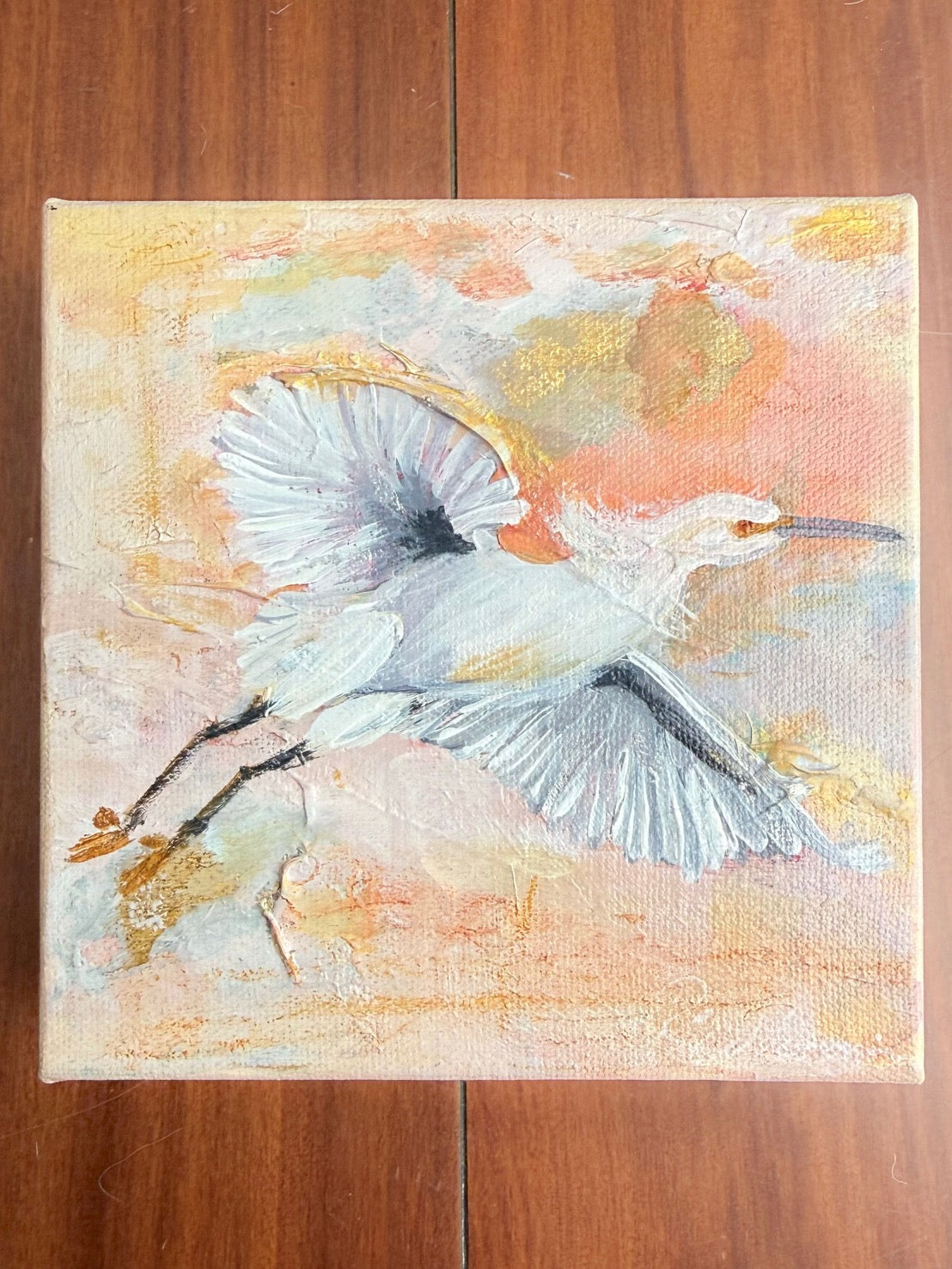 Mini Snowy Egret