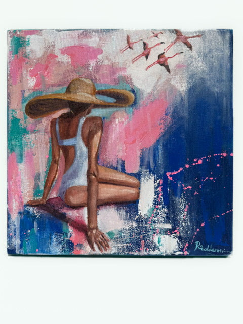 Poolside Reverie - Currently for Sale through ADCFineArt.com