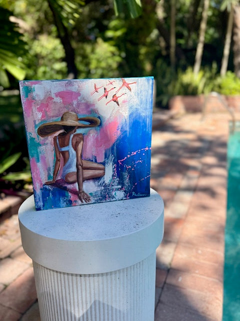 Poolside Reverie - Currently for Sale through ADCFineArt.com
