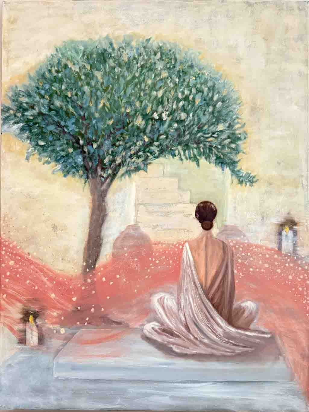 Serene Wisdom Print XL 20"x 16"